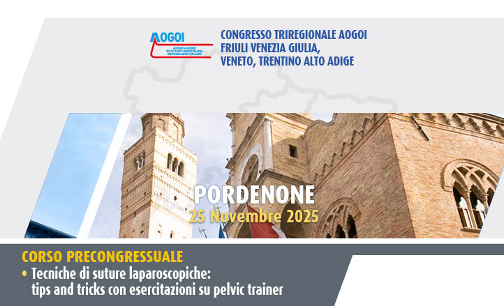 II CORSO PRECONGRESSUALE - TECNICHE DI SUTURARE LAPAROSCOPICHE: TIPS AND TRICKS CON ESERCITAZIONI SU PERLVIC TRAINER 